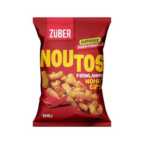 Erkek genel Züber Noutos Fırınlanmış Nohut Cipsi Chili 55g