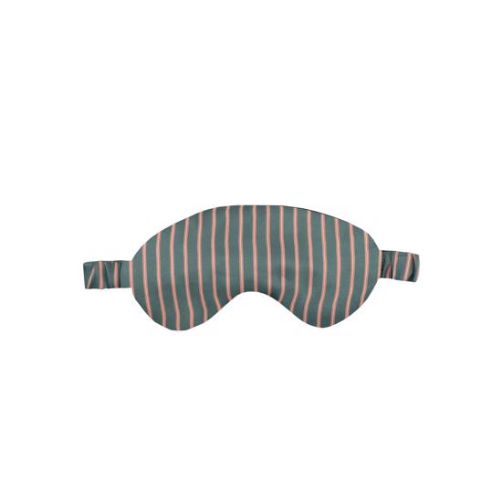 Erkek genel İpek Uyku Maskesi - Mint Stripe