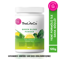  TheLifeCo Yeşil Sebzeler İçecek Tozu 120gr 