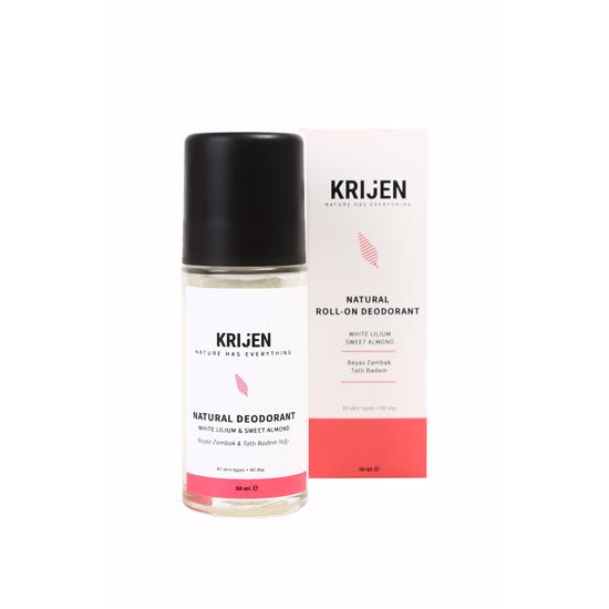 Erkek genel Beyaz Zambak & Tatlı Badem Roll-On Deodorant 50 Ml