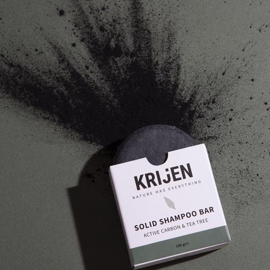 Erkek genel Aktif Karbon & Çay Ağacı Katı Şampuanı 100 Gr
