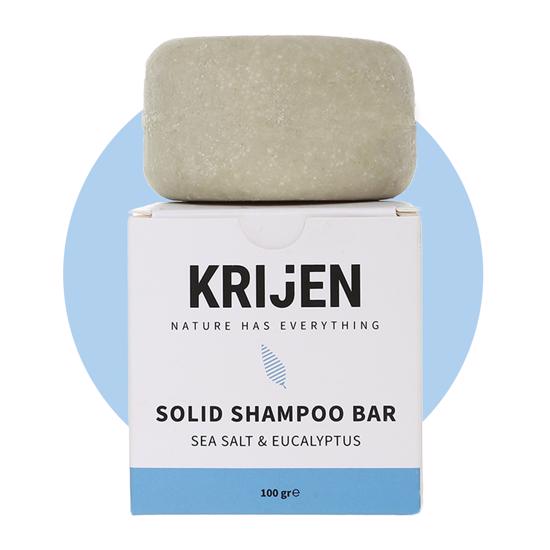 Erkek genel Deniz Tuzu & Okaliptus  Katı Şampuan 100 Gr