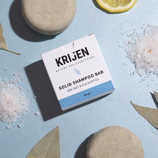 Erkek genel Deniz Tuzu & Okaliptus  Katı Şampuan 100 Gr