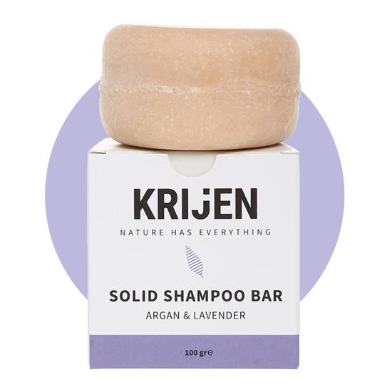 Erkek genel Argan & Lavanta Katı Şampuanı 100 Gr