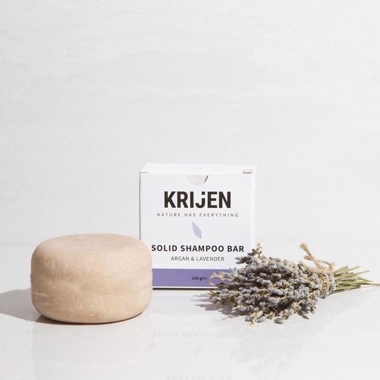 Erkek genel Argan & Lavanta Katı Şampuanı 100 Gr