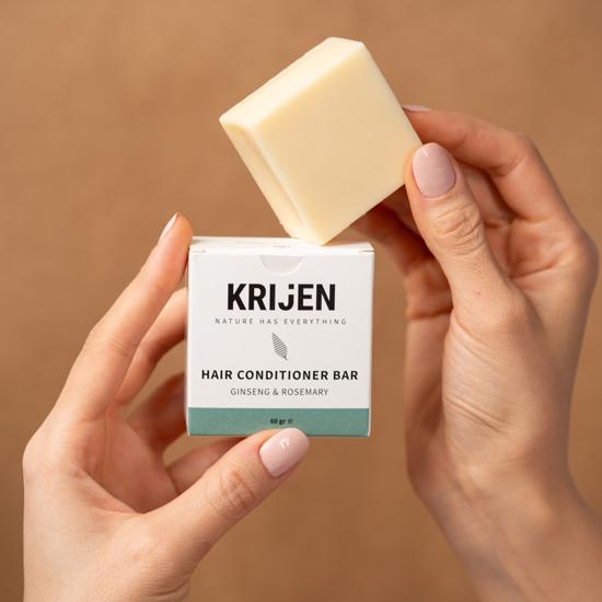Erkek genel Ginseng & Biberiye  Katı Saç Kremi 60 Gr