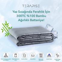 genel Bambu Ağırlıklı Yorgan Tek K 5Kg Gri 155*215cm 