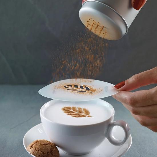 Erkek genel Aerolatte Cappuccino Art Şablonu