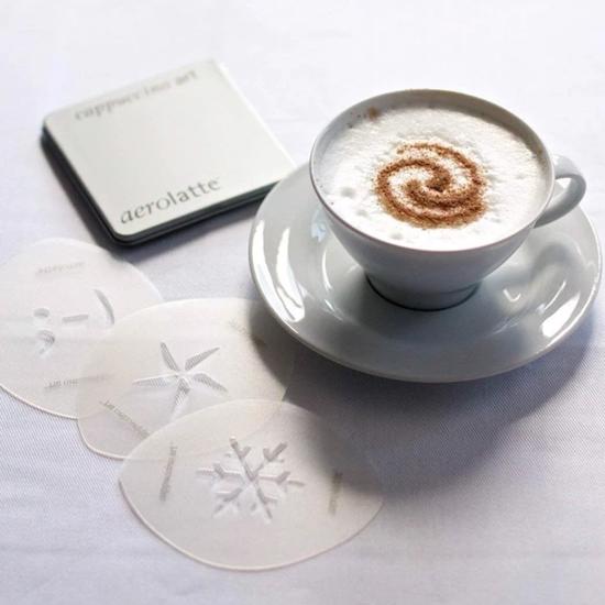 Erkek genel Aerolatte Cappuccino Art Şablonu