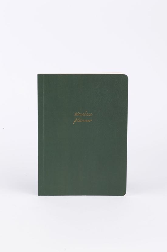 Erkek genel Timeless Planner Defter - New Year Green
