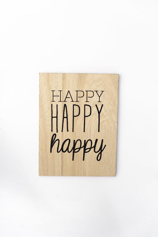 Erkek genel Happy Dekor