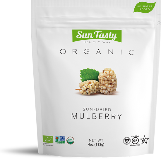 Erkek genel Organik Kuru Dut Sun Tusty Doypack 113 GR