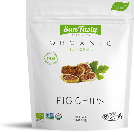 Erkek genel Kuru İncir Cipsi Sun Tustycips Doypack 60 GR