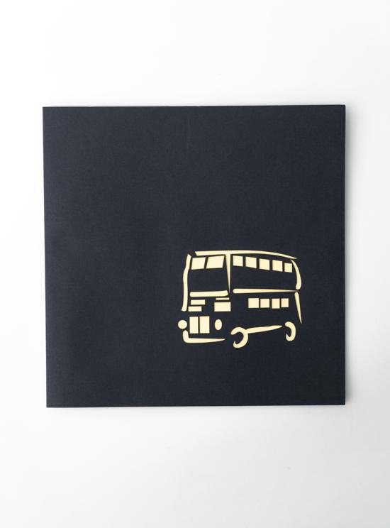Erkek genel Tebrik Kartı London Bus