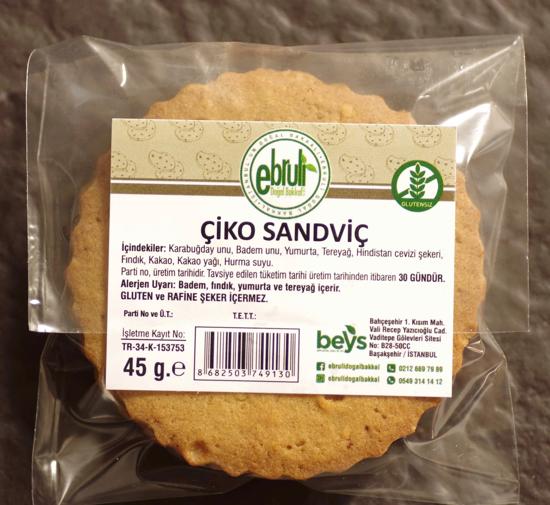 Erkek genel Glutensiz Çiko Sandviç