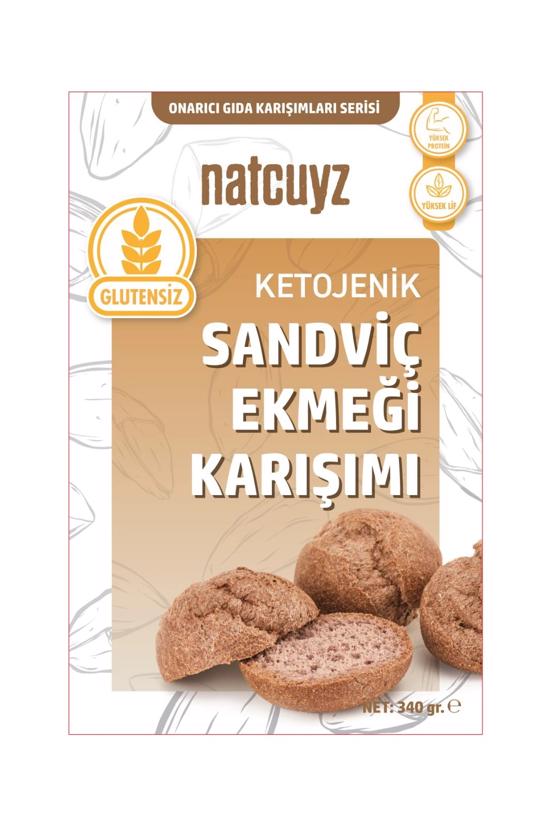 Erkek genel Ketojenik Glutensiz Sandviç Ekmeği Karışımı 330gr