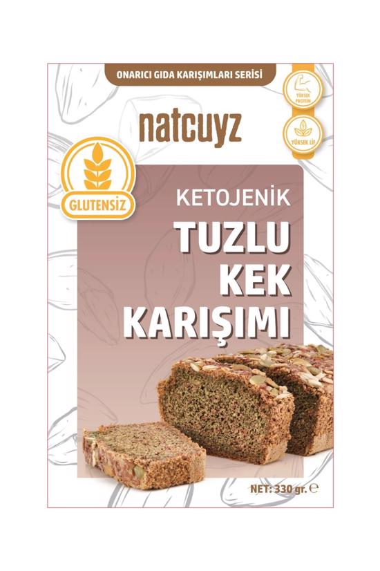 Erkek genel Ketojenik Glutensiz Tuzlu Kek Karışımı 330gr