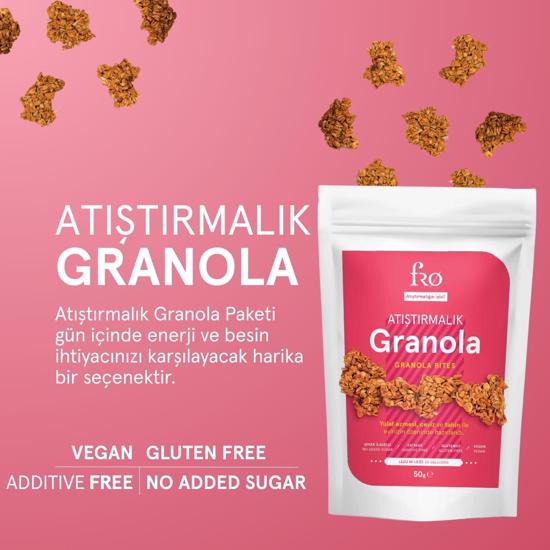 Erkek genel Atıştırmalık Granola-Vegan Glutensiz 50 gr