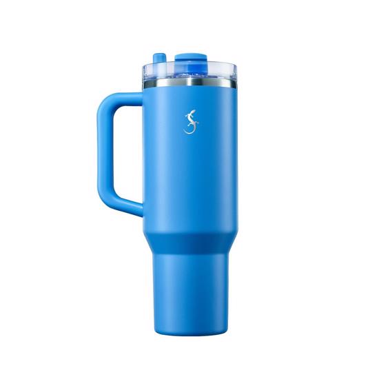 Erkek genel Big Cup 1.2 L Okyanus Mavi Termos, Paslanmaz Çelik