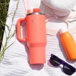 Erkek genel Big Cup 1.2 L Mercan Pembe Termos, Paslanmaz Çelik