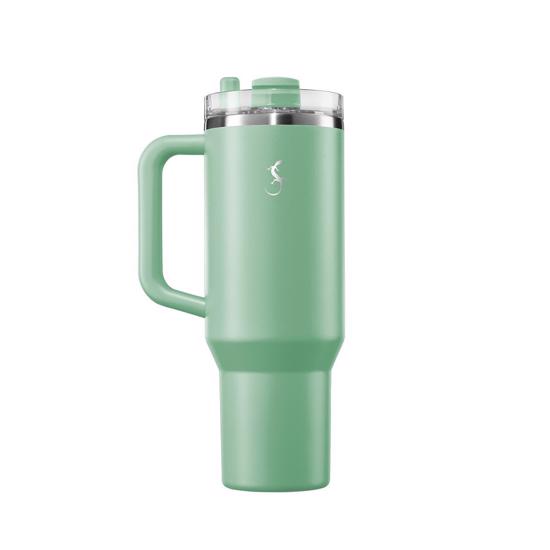 Erkek genel Big Cup 1.2 L Adaçayı Yeşil Termos, Paslanmaz Çeli