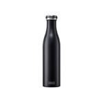 Erkek genel Mat Siyah Termos 750 ml, Paslanmaz Çelik Sızdırmaz
