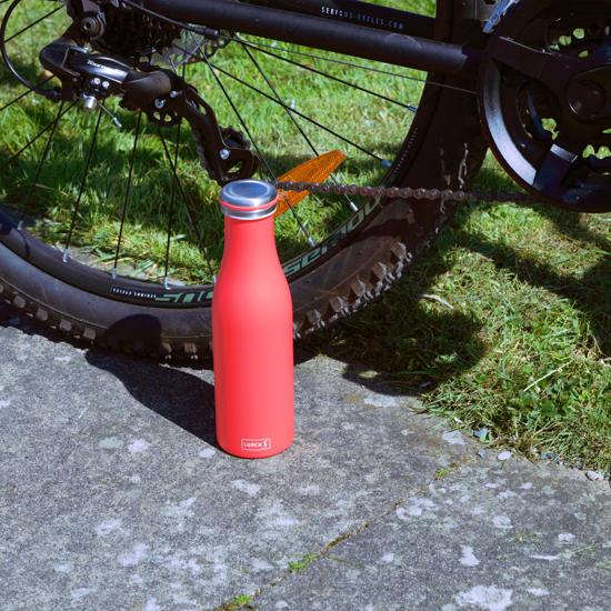 Erkek genel Mercan Pembe Termos 500 ml, Paslanmaz Çelik Sızdır