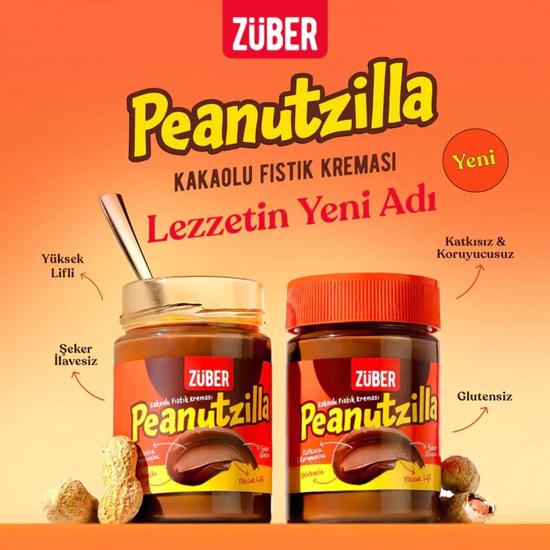 Men genel Züber Peanutzilla Kakaolu Yer Fıstığı Kreması 315g