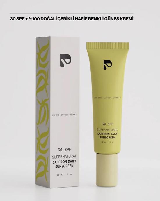 Men genel Supernatural Saffron Daily Sunscreen