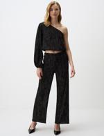 High Waist Relaxed Fit Janjani Knitted Pants