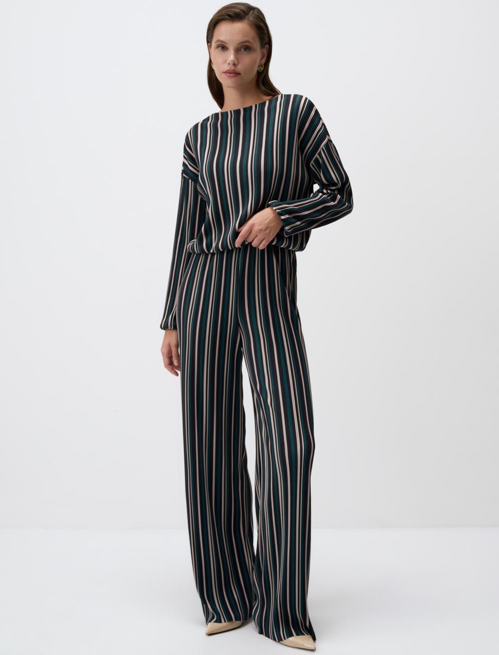 【HI FI FNK】(W) Odd Knitted Pants pantolon_4ww312242_lacivert-