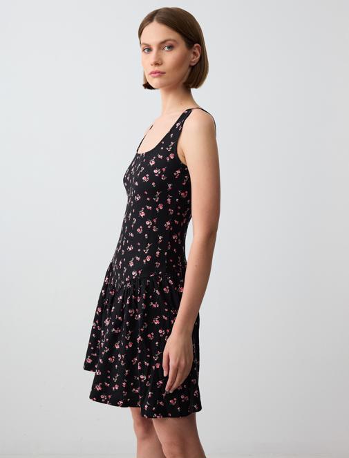 Floral Elbise Kombini