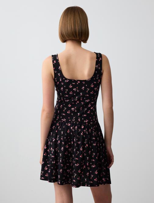 Floral Elbise Kombini