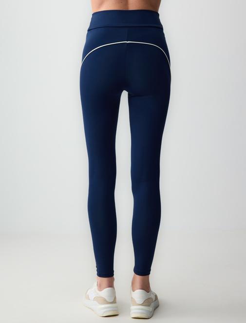 	High Waist Line Detailed Knitted Leggings Combination