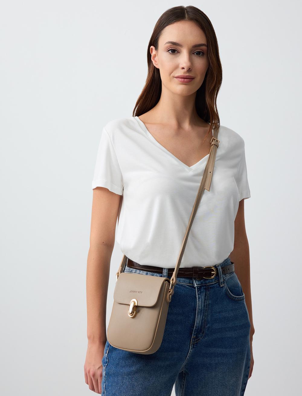 【関税込み】ダーリン ミディアム レザー ショルダーバッグ Green Leather Shoulder Bag Paris Paris | AMI PARIS