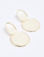 Shiny Round Figured Earrings