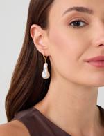 Pearl-Look Dangling Earrings