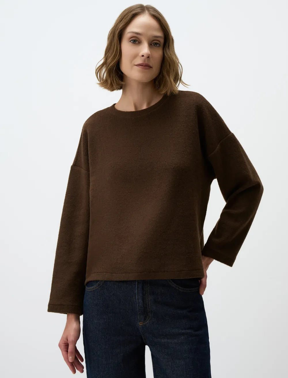 Sucolan Black Sweaters for Women Casual Oversized Long