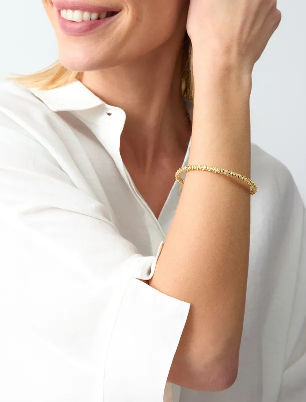 Women Yellow Shiny Bracelet