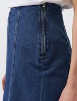 Mavi Normal Bel Midi Denim Etek_4