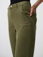Haki Normal Bel Cepli Gabardin Pantolon_4