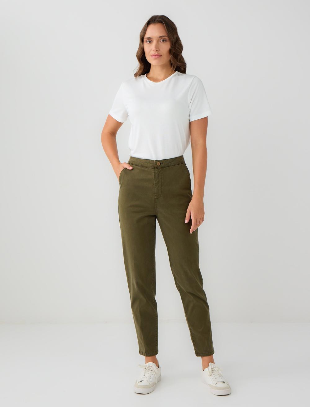 Normal Bel Normal Paça Gabardin Pantolon