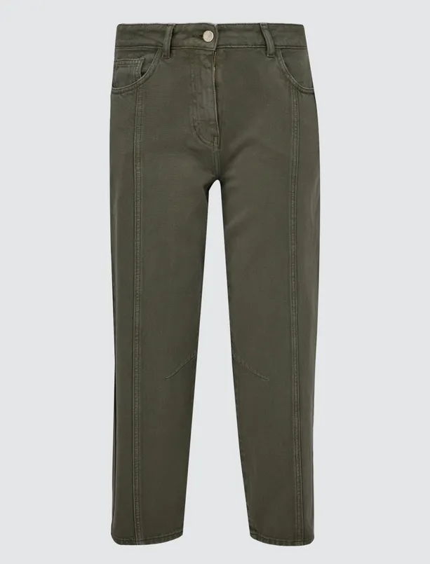 Bayan  %100 Pamuk Normal Bel Normal Paça Denim Pantolon