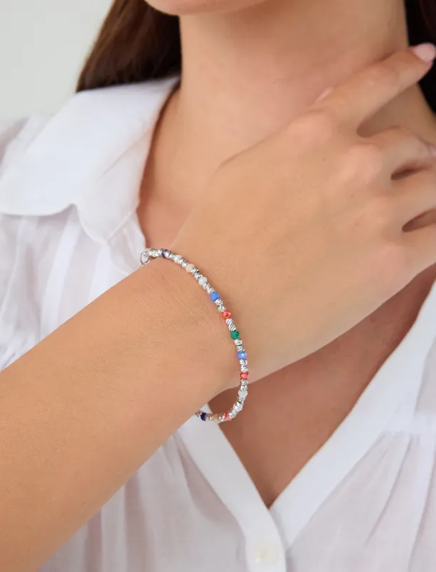 Women  Mini Bead Detailed Adjustable Bracelet