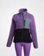 Wallawa Kadın Mor-Siyah Regular Fit Sherpa