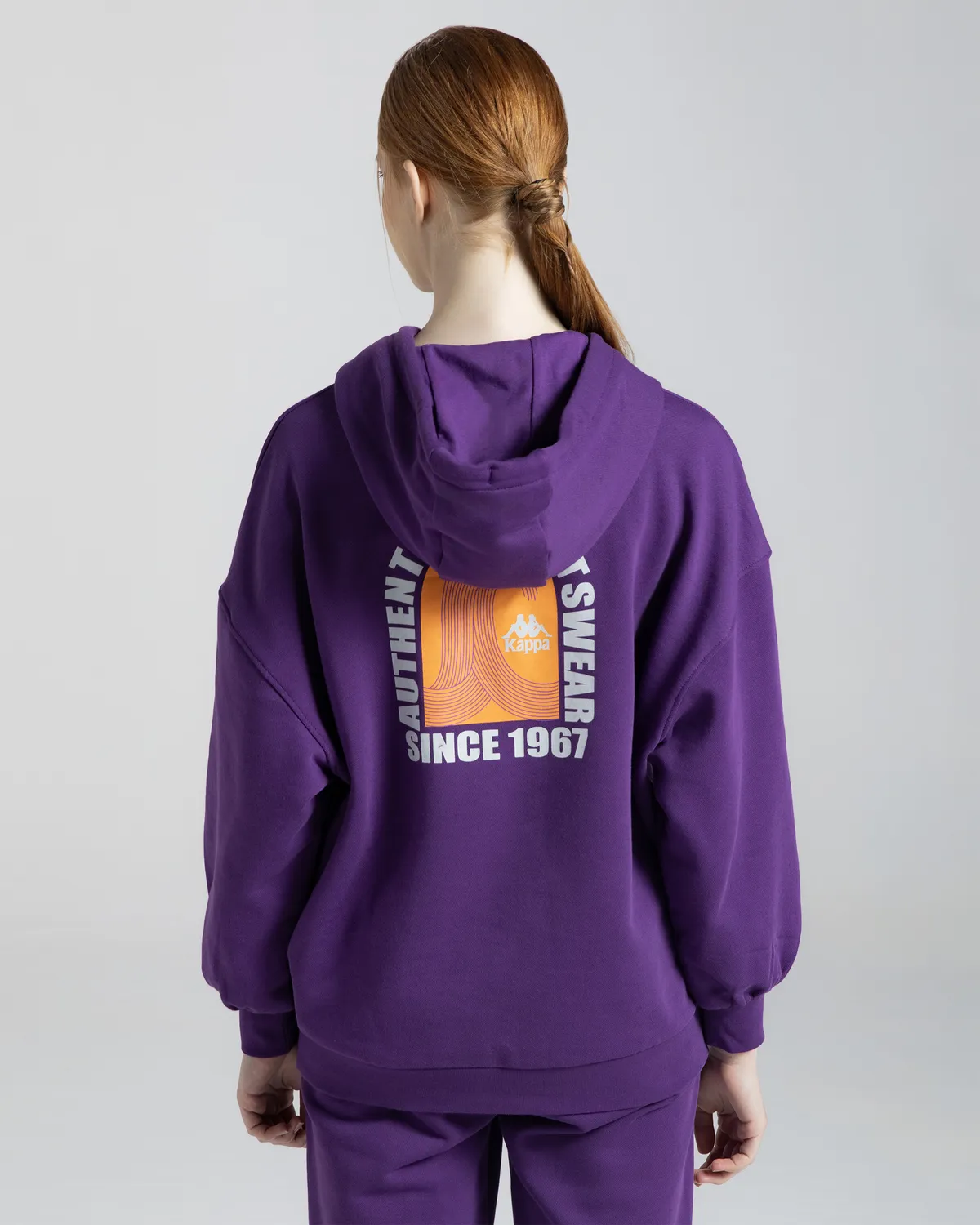 Purple hot sale kappa sweater