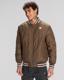 Authentic Gomin Erkek Haki Comfort Fit Bomber Ceket