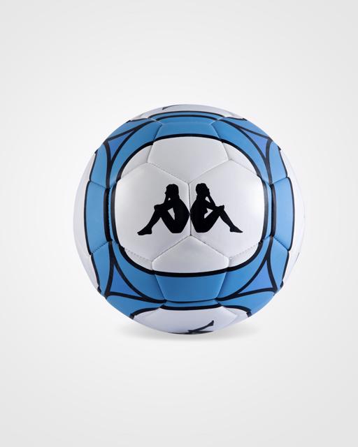 Beyaz Player 20.5e Unisex Beyaz-Mavi Futbol Topu - KAPPA® Türkiye
