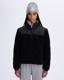 Authentic Sodani Kadın Siyah Oversize Fit Sherpa