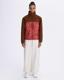 Authentic Aria Kadın Mor Oversize Fit Sherpa
